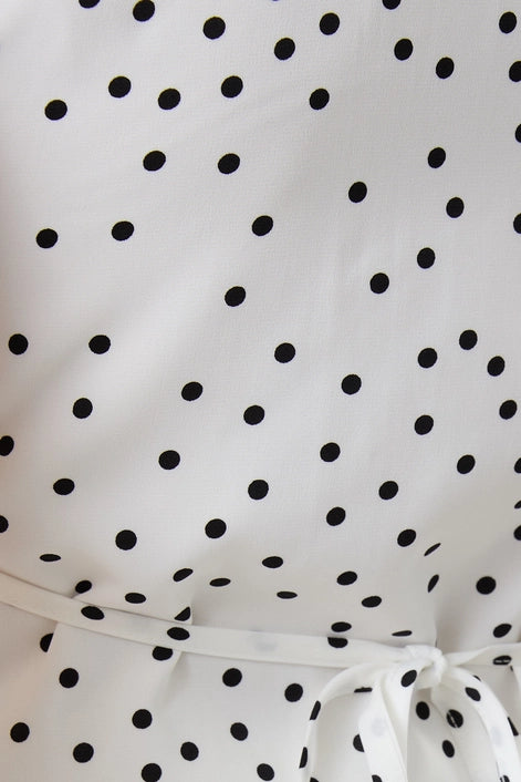 Ruffle Polka Dot Top