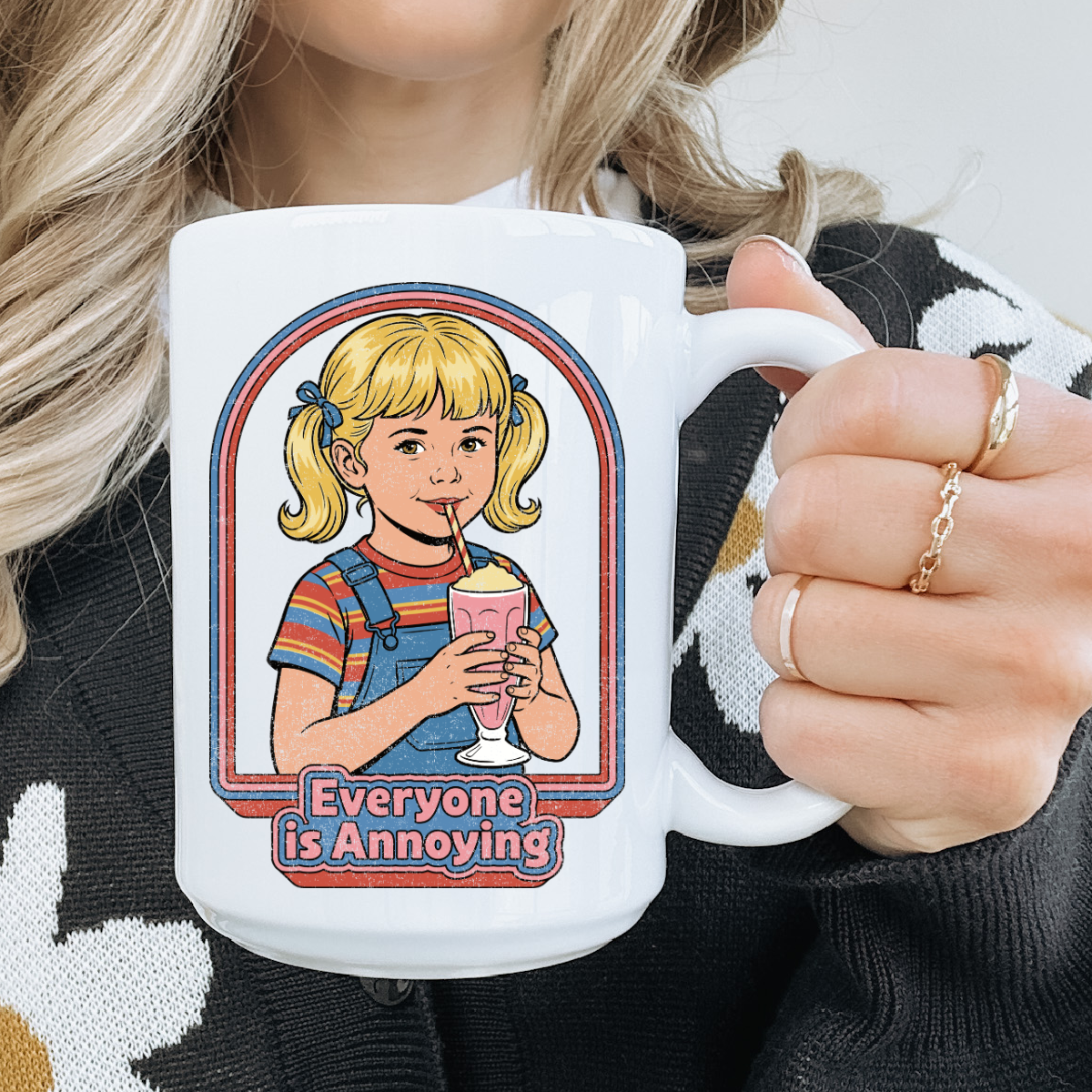 Everyone is annoying, funny mug, funny gift, coffee mug