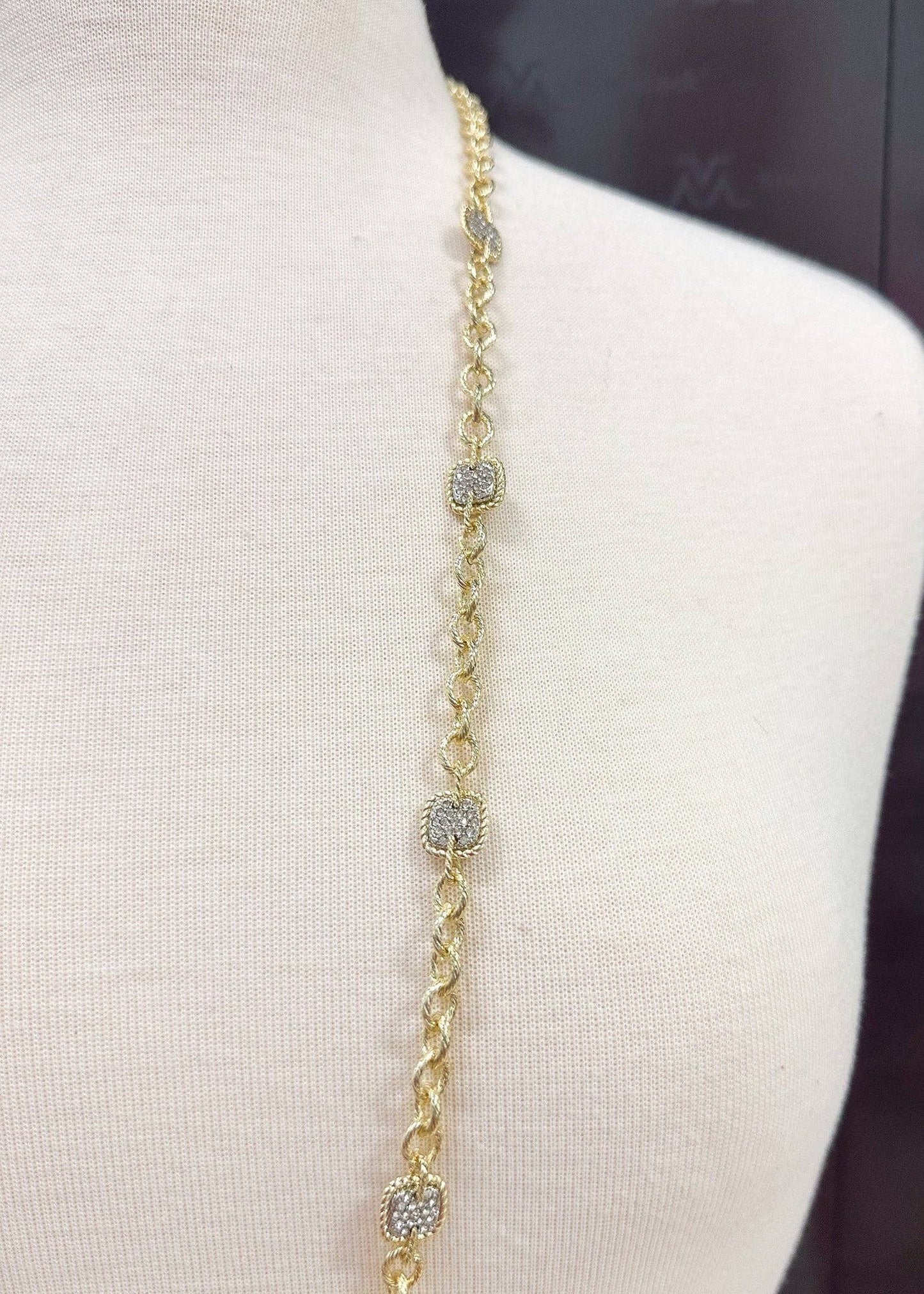 Square Station Necklace