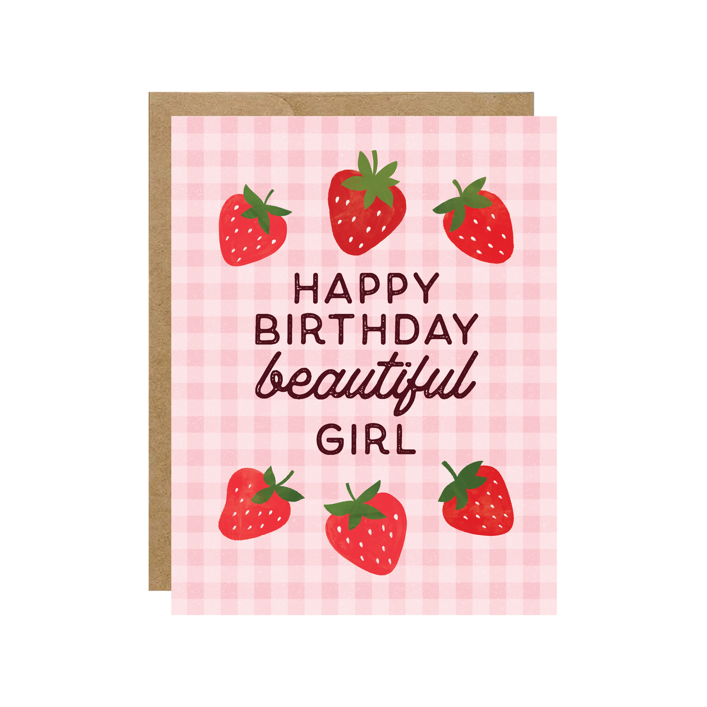 Happy Birthday Strawberry Card
