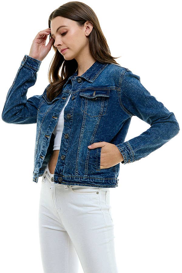 Ladies Casual Denim Jacket