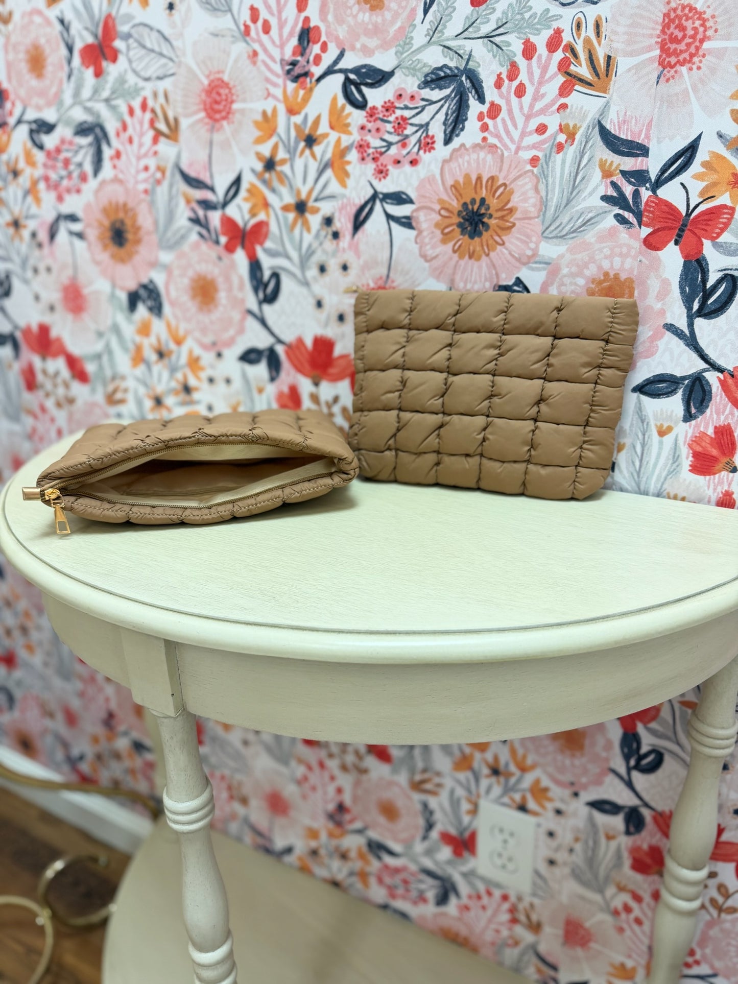 Quilted Puff Pouch