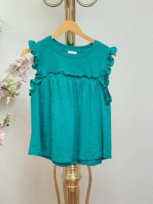 Ruffle Detail Top