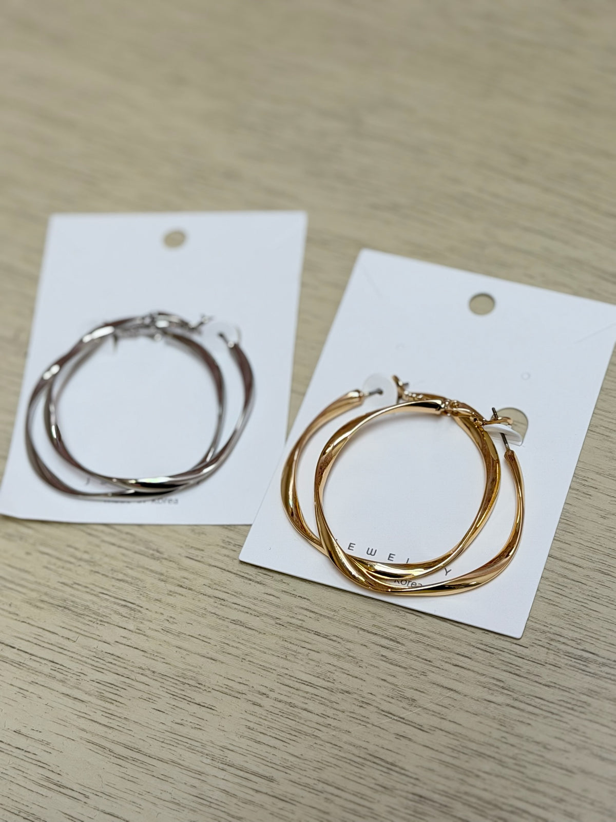 Distorted Hoop Earrings