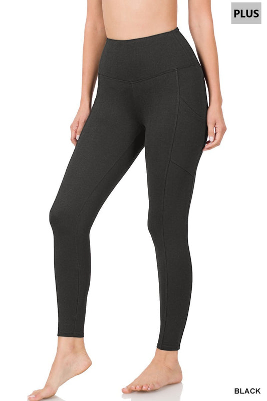 Brushed Microfiber Pocket Leggings