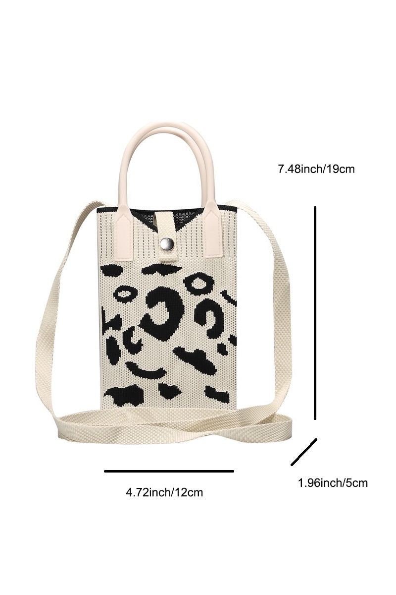 Leopard Canvas Minimalist Bag
