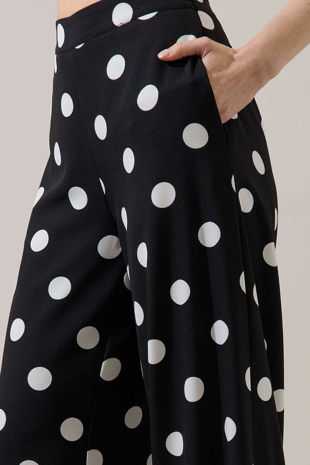 Polka Dot Wide Leg Pants