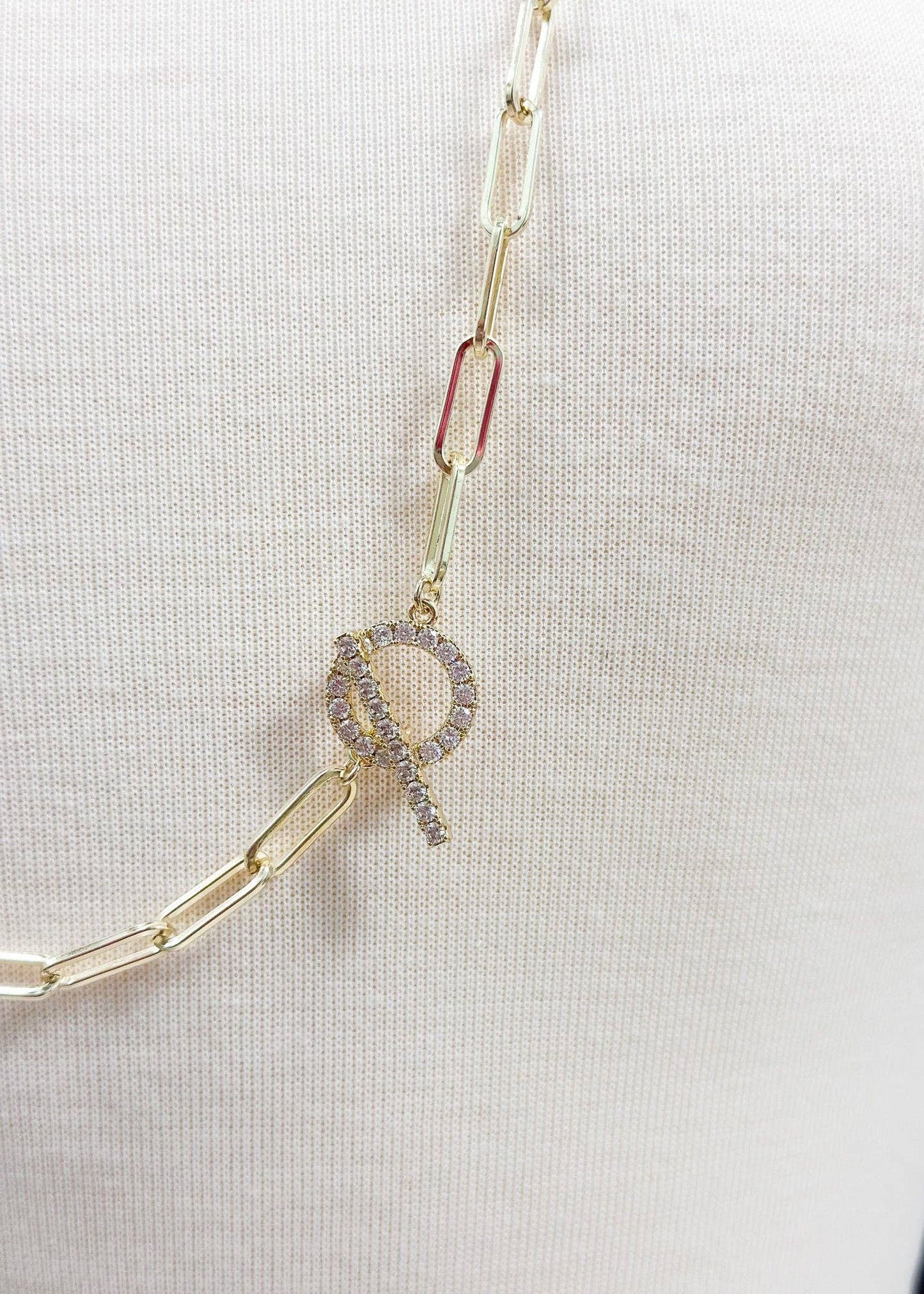 Toggle Paperclip Necklace