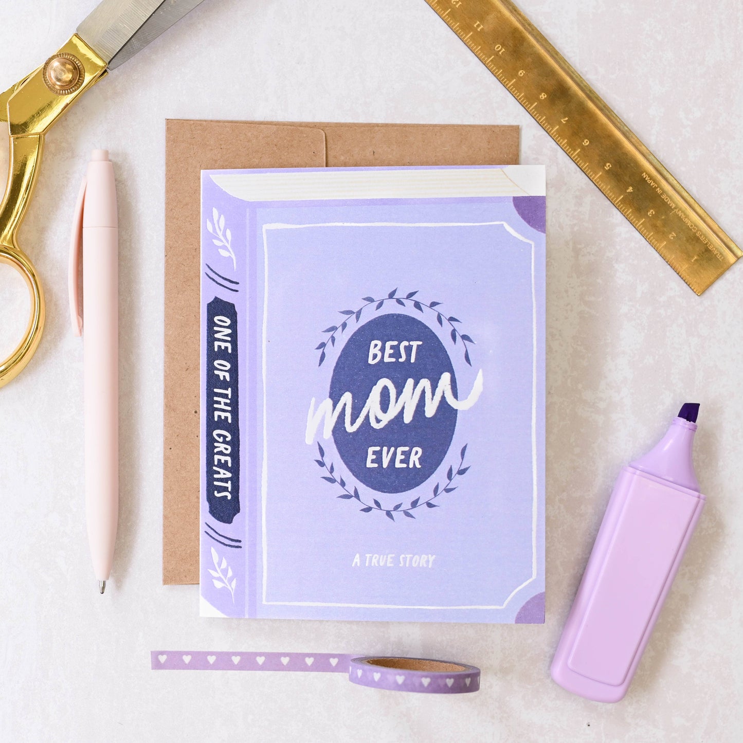 Best Mom Ever Book Card