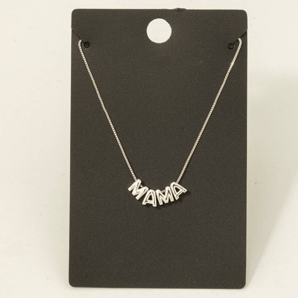 Mama Letters Chain Necklace