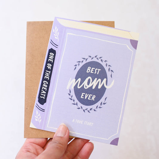 Best Mom Ever Book Card