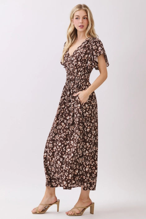 V-Neck Maxi Dress