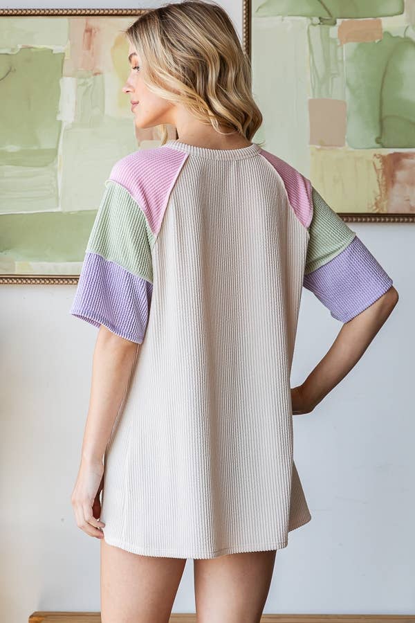 Urban Color Block Top