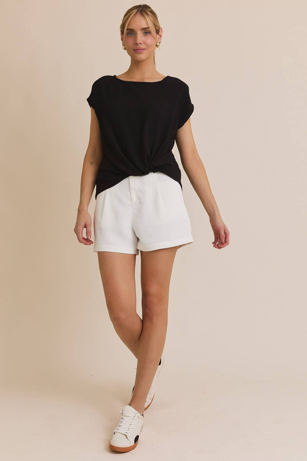 Easy Front Knot Tee