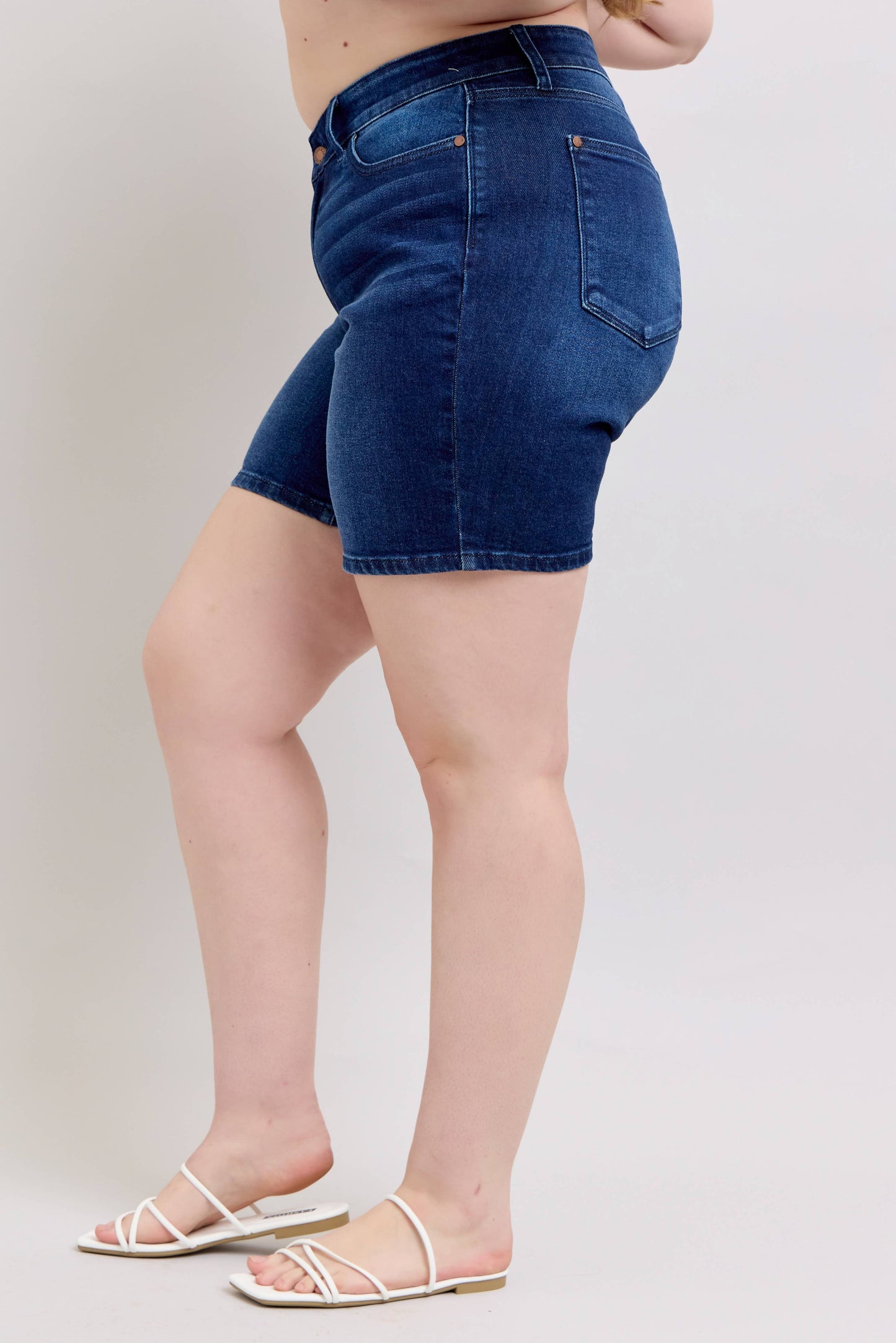 Judy Blue V-Front Bermuda Shorts