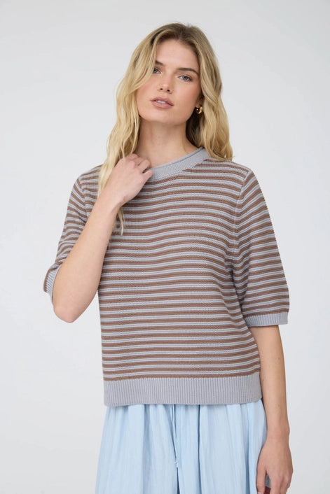 Textured Crew Sweater