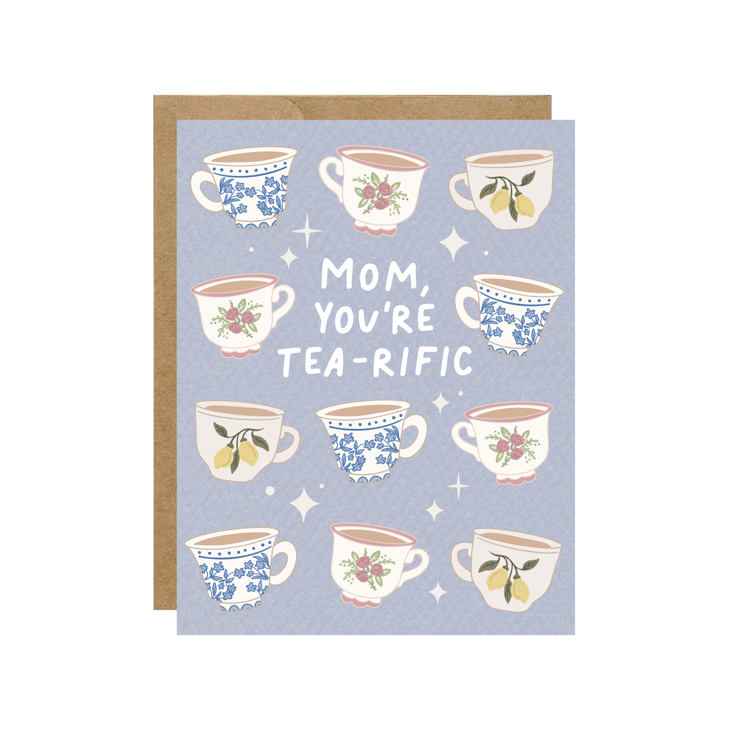 Tea-Rific Mom Vintage Mother's Day Card