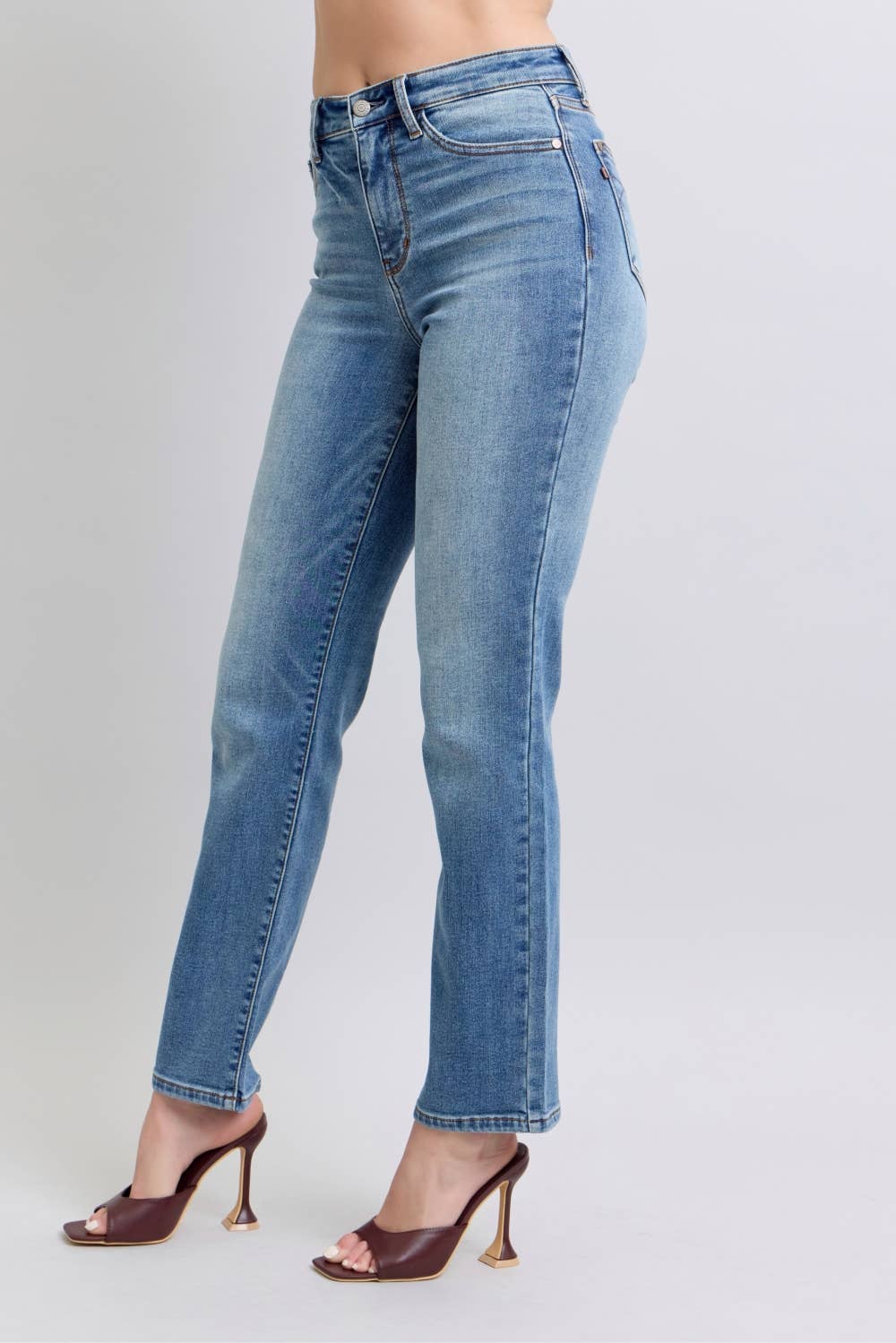 Judy Blue Vintage Wash Thermal Straight