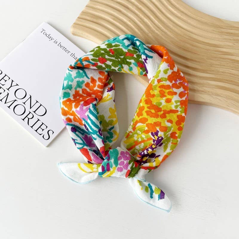 Floral Print Scarf