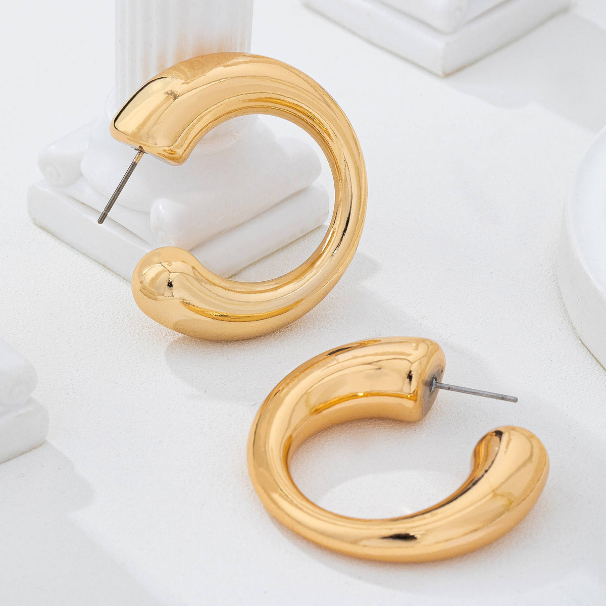 Chunky Open Hoops