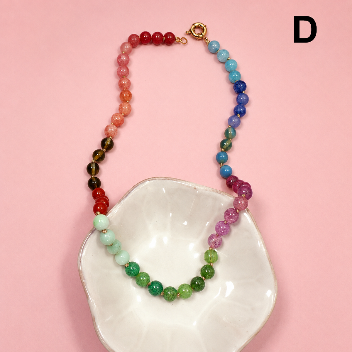 Natural Stone Semi-Precious Necklace