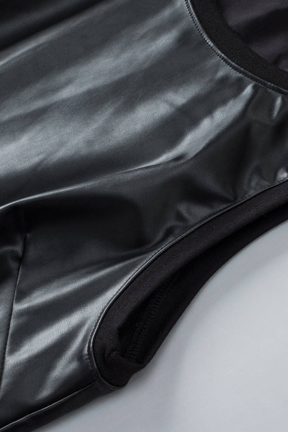Faux Leather Tank