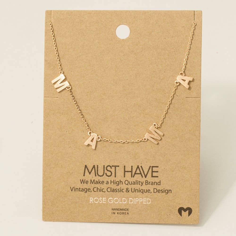 Mama Station Charm Necklace