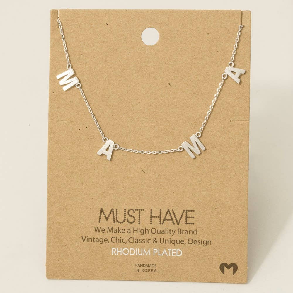 Mama Station Charm Necklace
