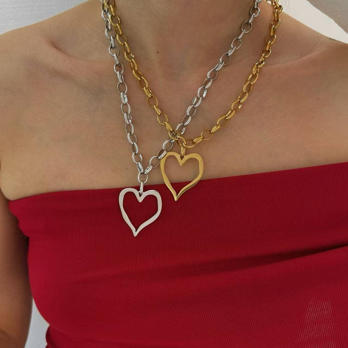 Open Heart Necklace