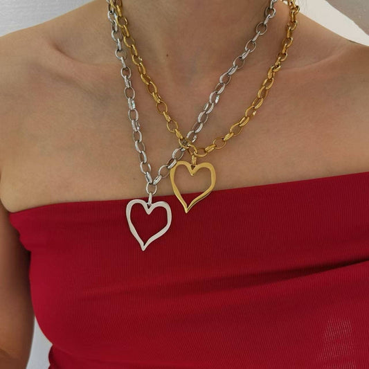 Open Heart Necklace