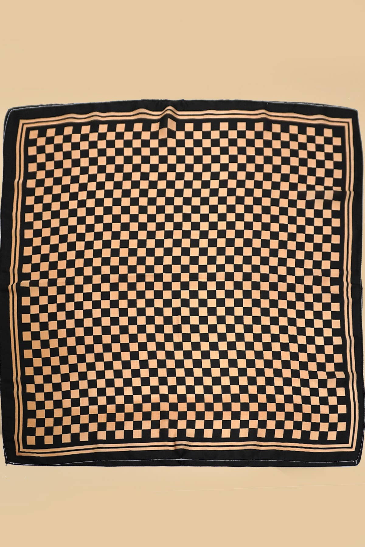 Checker Print Scarf