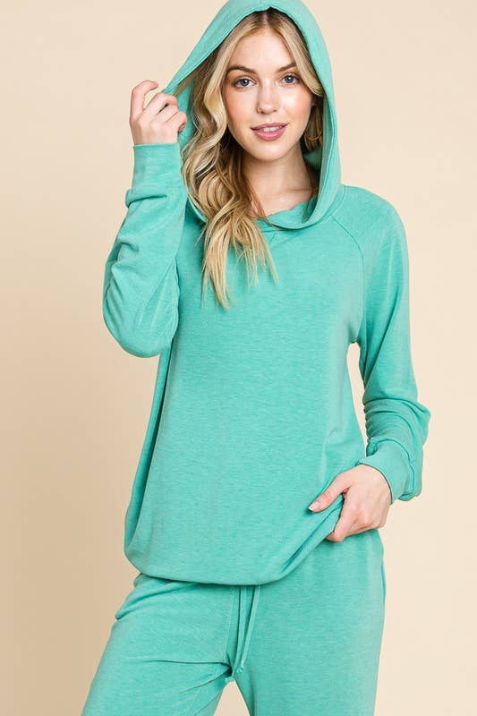 French Terry Solid Hoodie