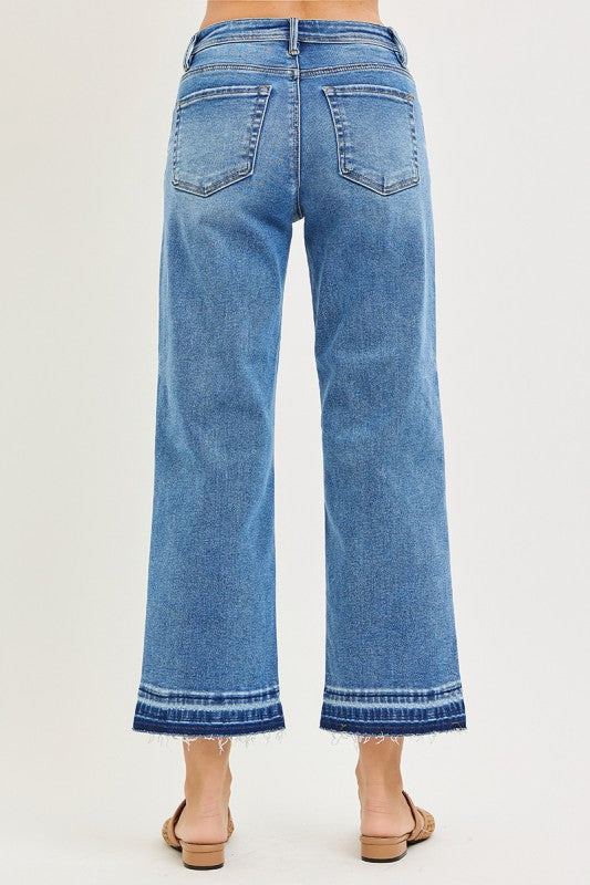Risen Slouchy Cropped Boyfriend Jeans
