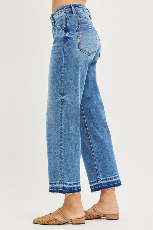 Risen Slouchy Cropped Boyfriend Jeans