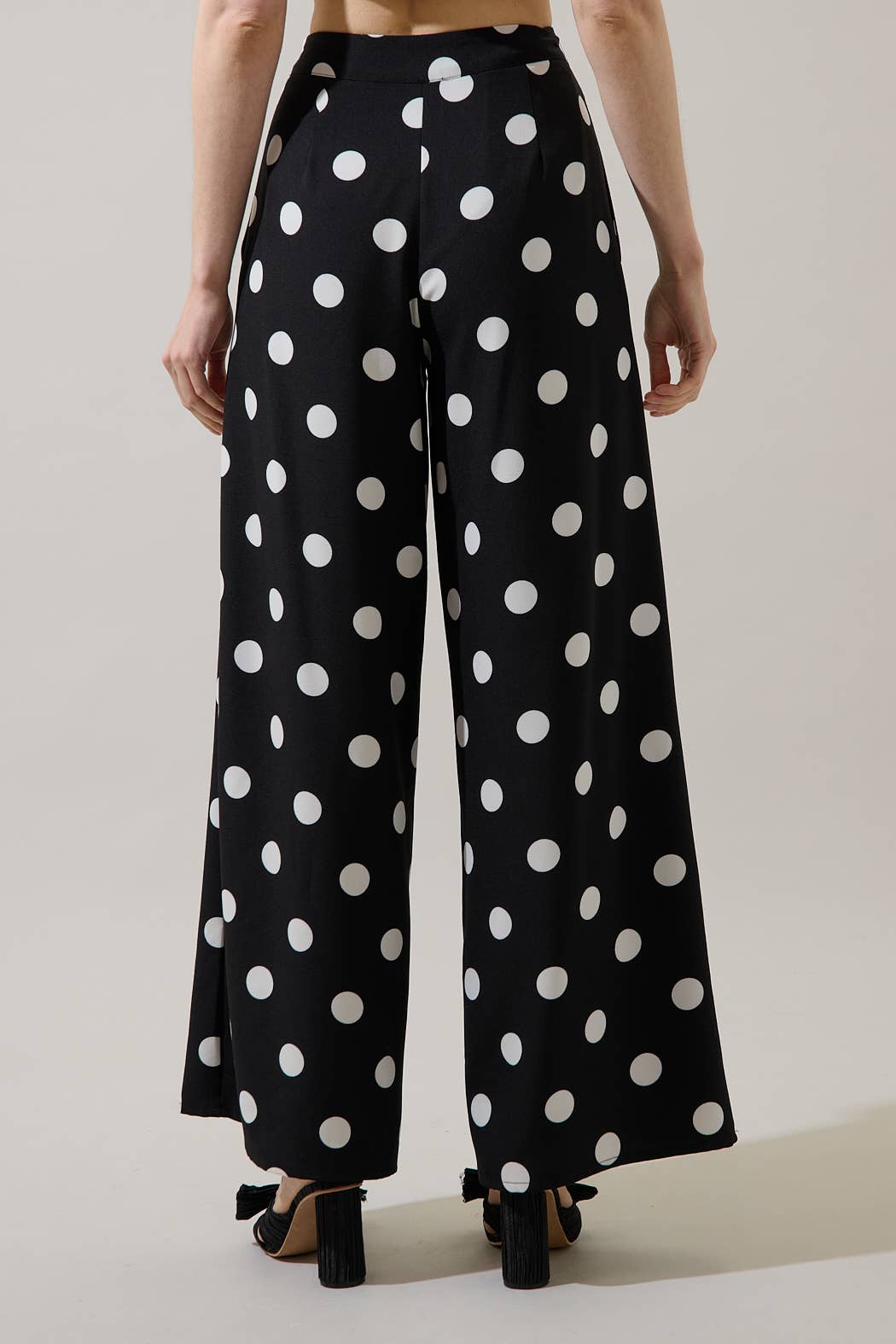 Polka Dot Wide Leg Pants