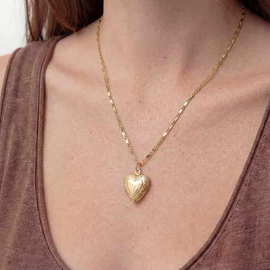 Locket Heart Pendant Necklace