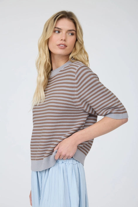 Textured Crew Sweater
