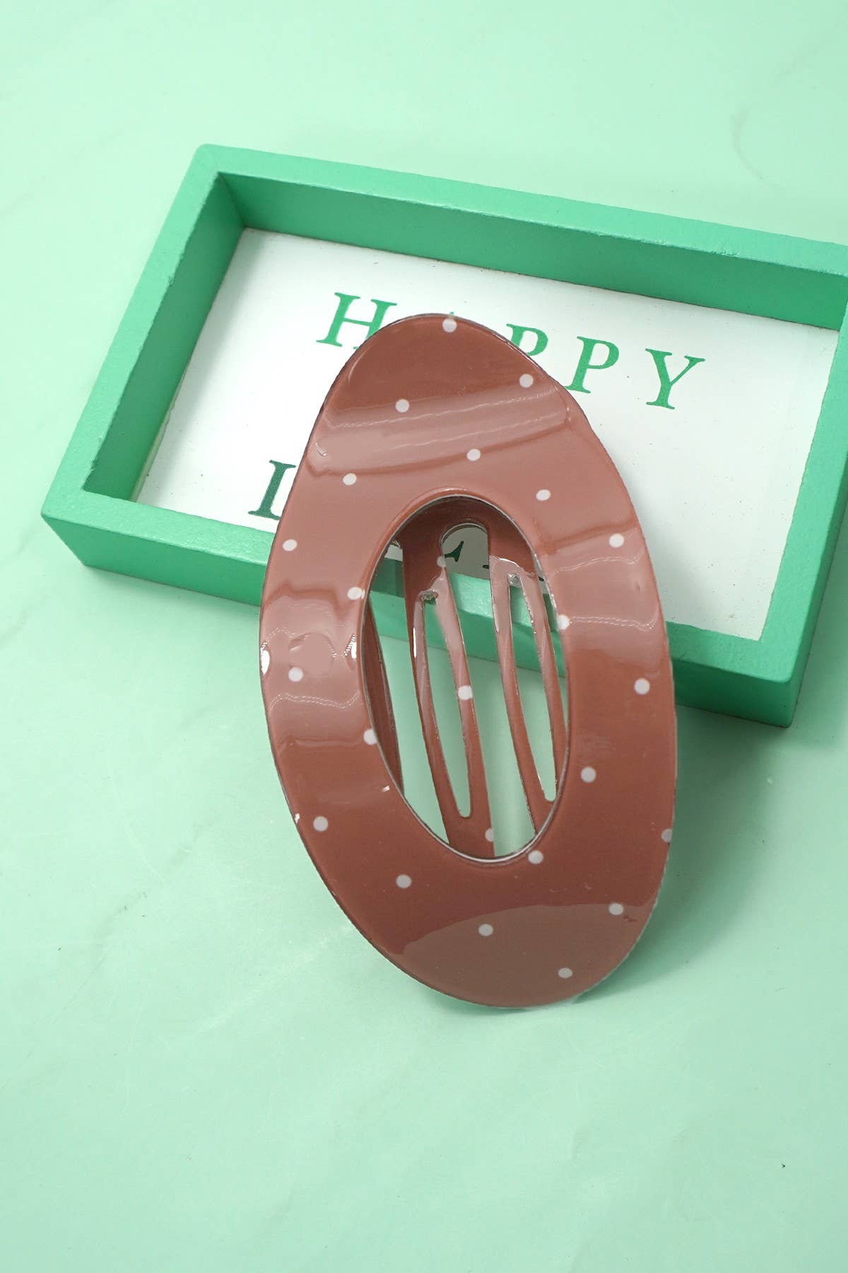 Polka Dot Claw Clip