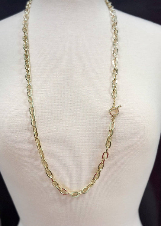 Paper Clip Chain Necklace