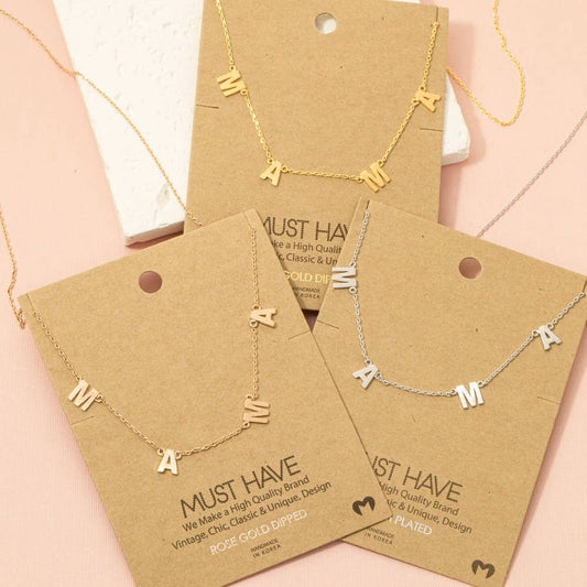 Mama Station Charm Necklace