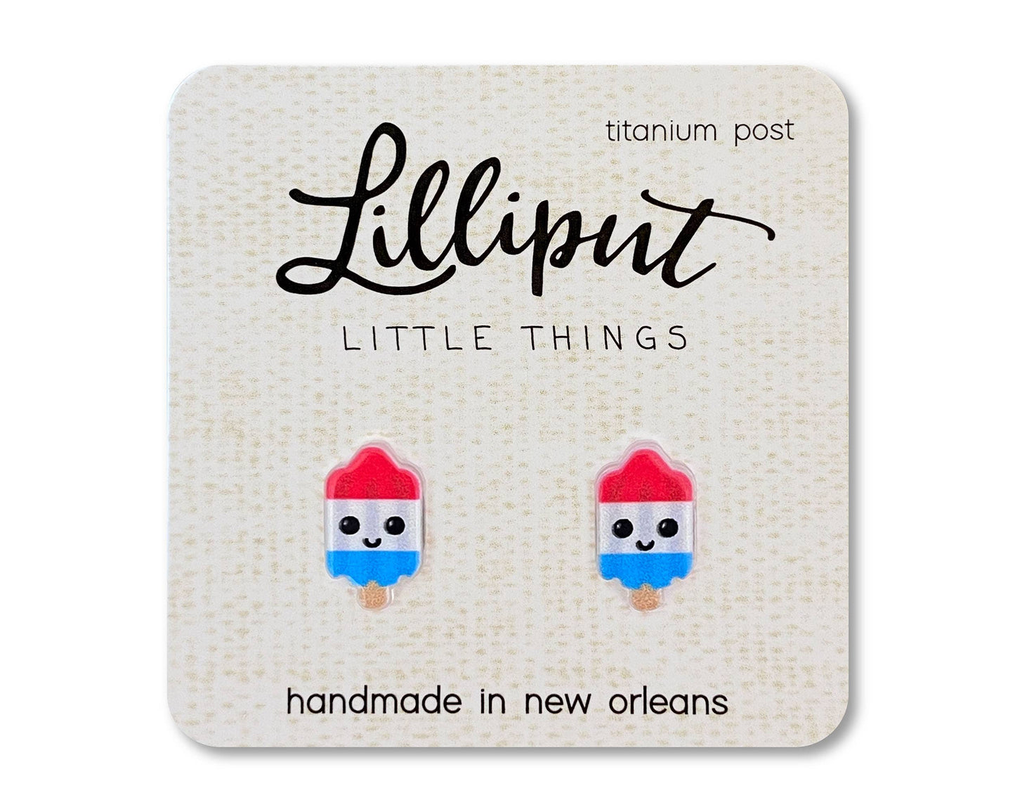 Rocket Pop Earrings // Fourth of July