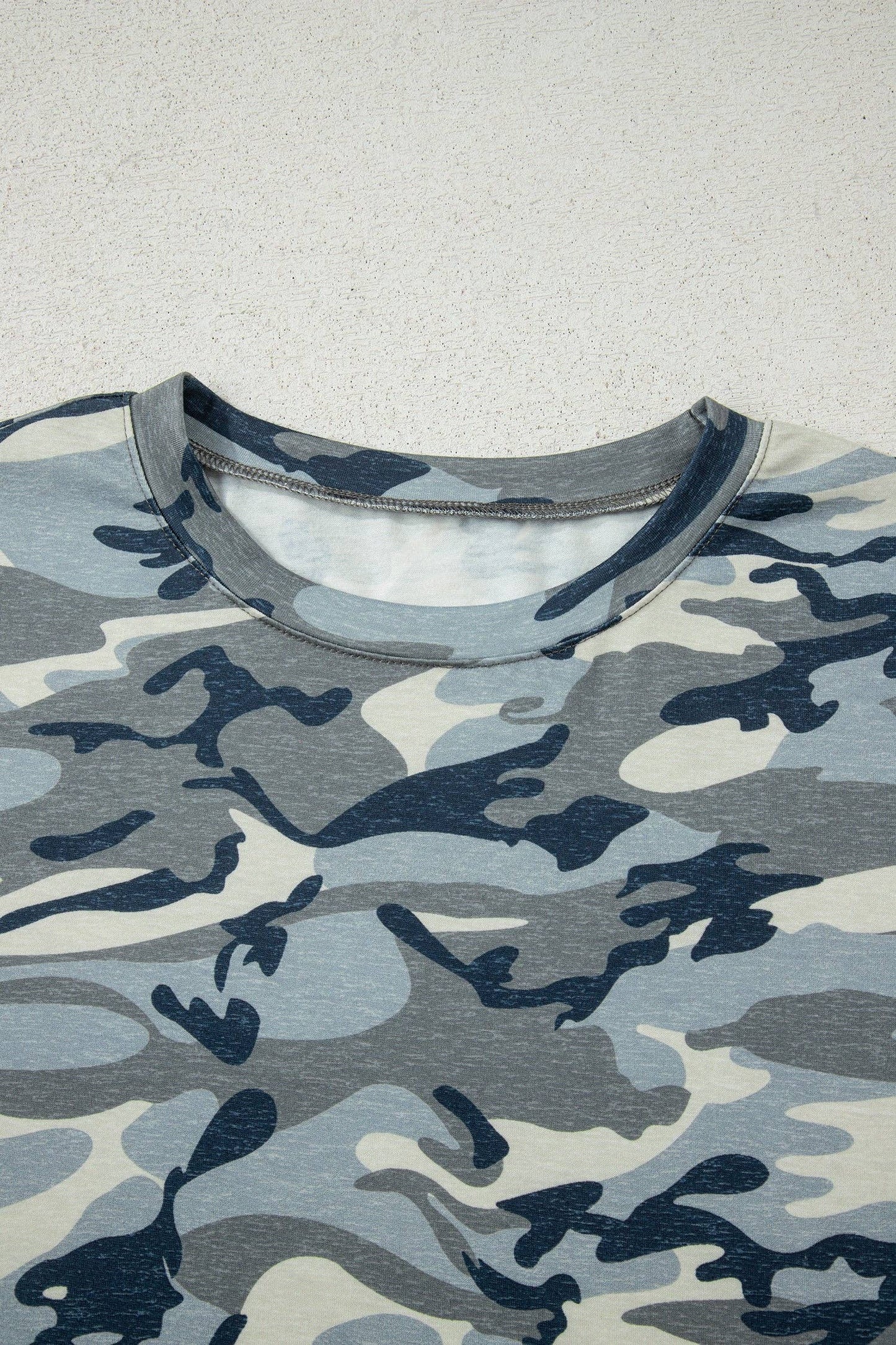 Camo Crew Neck Tee
