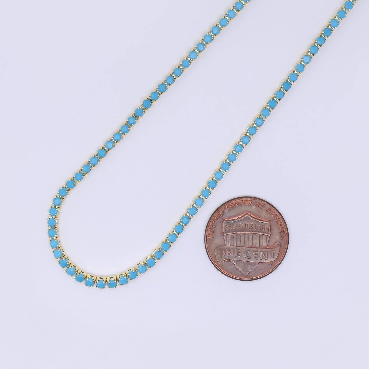 Solid Color Tennis Chain