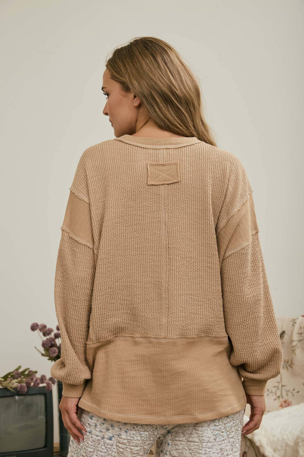 Raw Ribbed Top