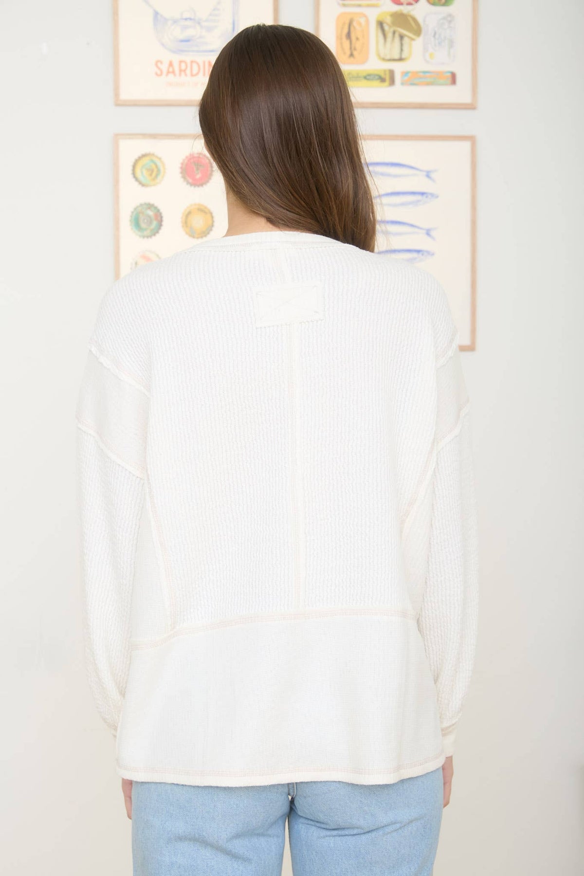 Raw Ribbed Top