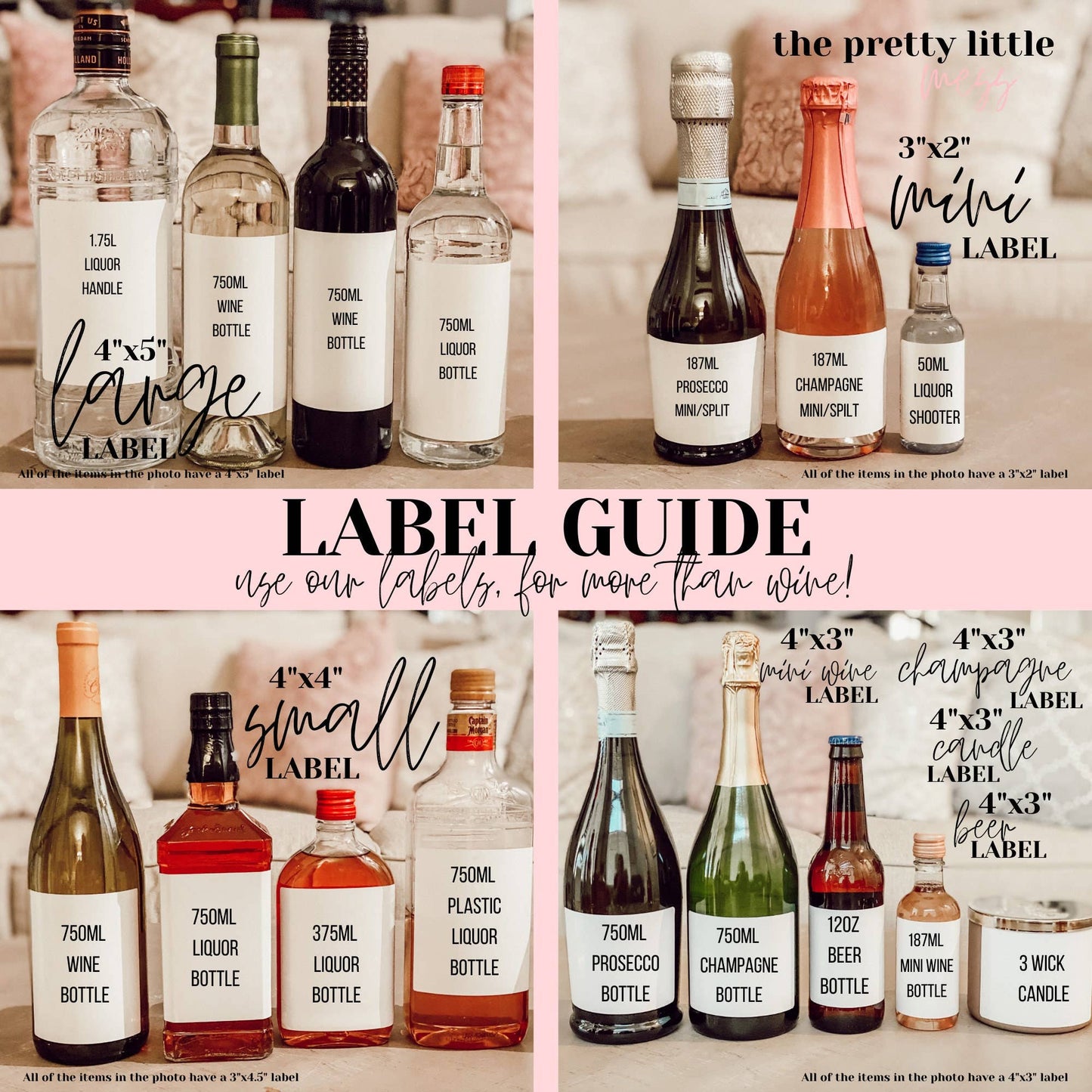 Good Moms Wine Large Label 4"x5"