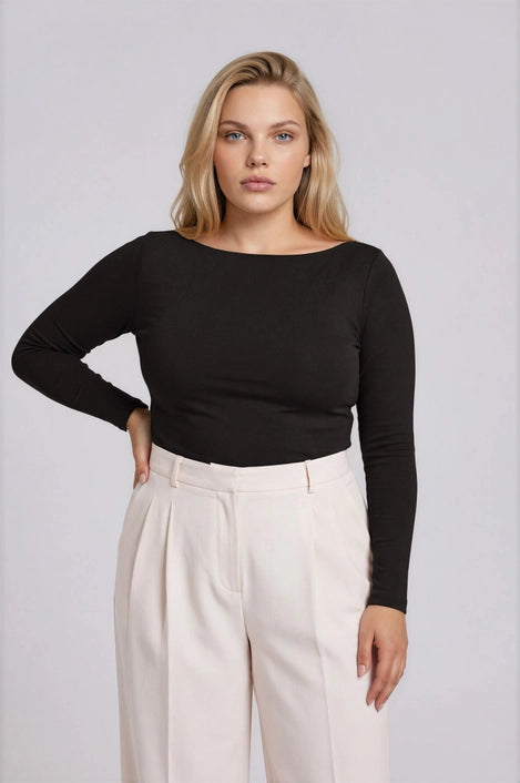 Boat Neck Solid