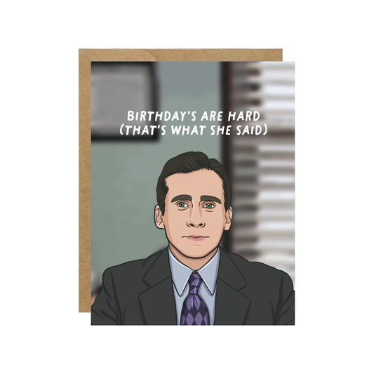 Michael The Office Birthday Card