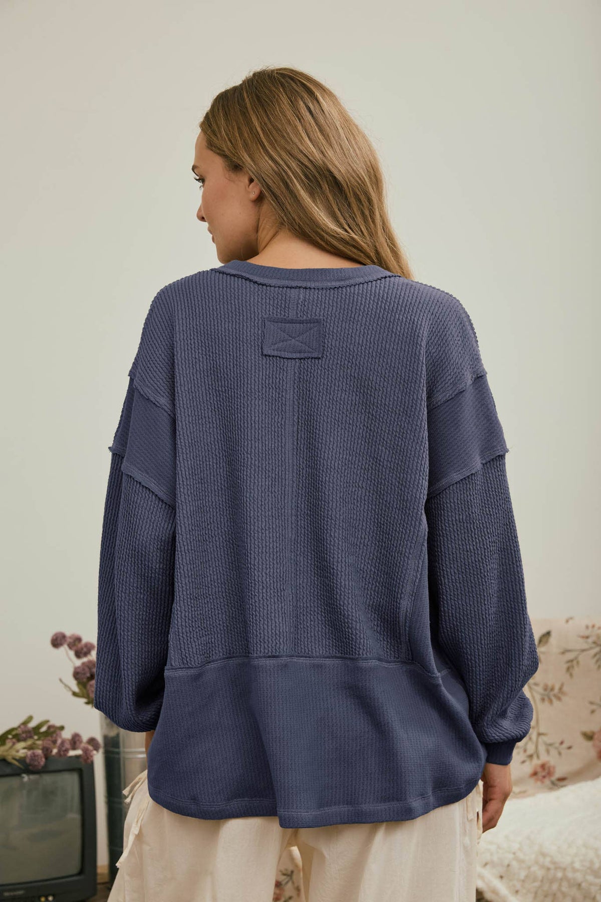 Raw Ribbed Top