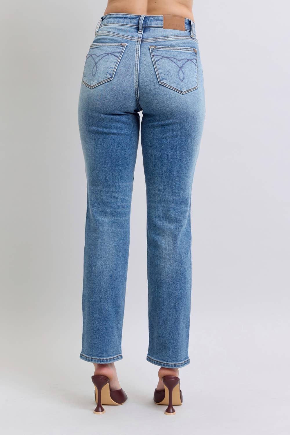 Judy Blue Vintage Wash Thermal Straight